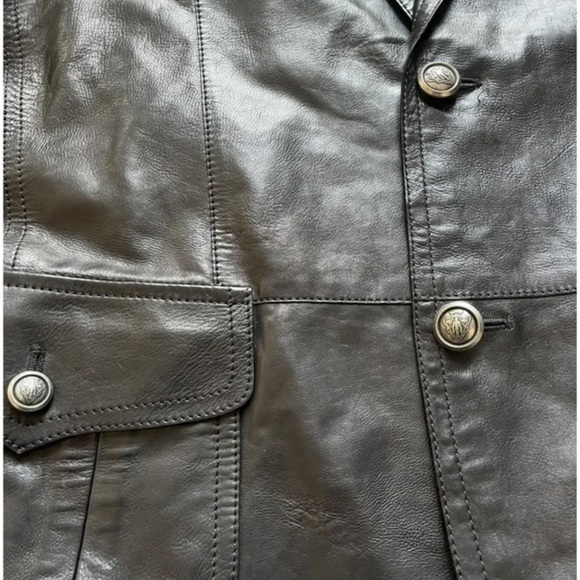Gucci Women’s Leather Jacket Size 52 IT/Size 16 US - Picture 2 of 10